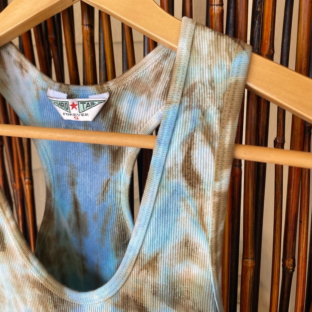 Hard Tail Tie-Dye Ribbed Tank View 6